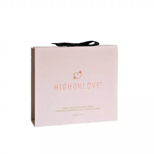 Преміум фарба для тіла HighOnLove Chocolate Body Paint (100 мл) з какао, кофеїном, олією канабіс