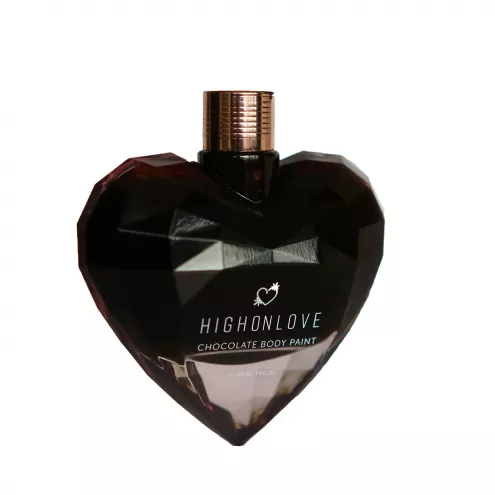 Преміум фарба для тіла HighOnLove Chocolate Body Paint (100 мл) з какао, кофеїном, олією канабіс