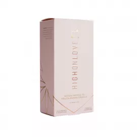 Массажное масло HighOnLove Massage Oil - Strawberry Champagne (120 мл) с маслом семян конопли - 3