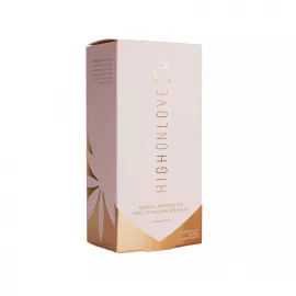 Массажное масло HighOnLove Massage Oil - Decadent White Chocolate (120 мл) с маслом семян конопли - 3