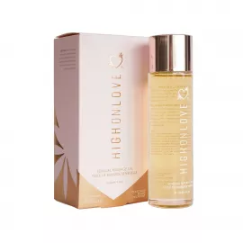 Массажное масло HighOnLove Massage Oil - Decadent White Chocolate (120 мл) с маслом семян конопли - 1