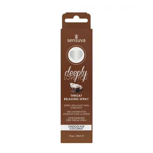 Спрей для мінету Sensuva - Deeply Love You Chocolate Coconut (29 мл) для глибокого мінету
