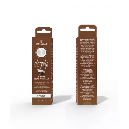 Спрей для мінету Sensuva - Deeply Love You Chocolate Coconut (29 мл) для глибокого мінету