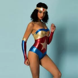 Еротичний рольовий костюм "Wonder Woman" One Size - 4