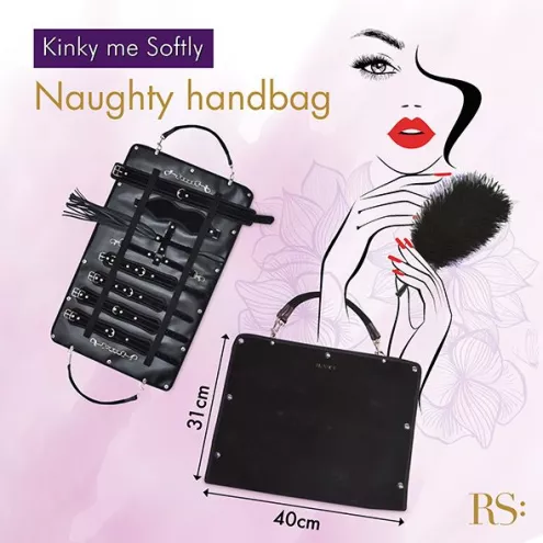 Подарочный набор для BDSM RIANNE S - Kinky Me Softly Black: 8 предметов для удовольствия