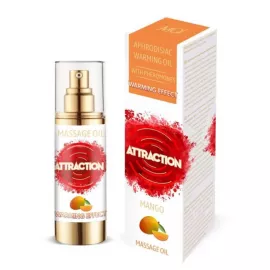Разогревающее массажное масло с феромонами MAI PHEROMON MASSAGE OIL - MANGO (75 мл) - 1