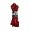 Джутова мотузка для Шибарі Feral Feelings Shibari Rope, 8 м, червона