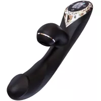 Вакуумный вибратор-кролик с подогревом KISTOY A-King Pro Black