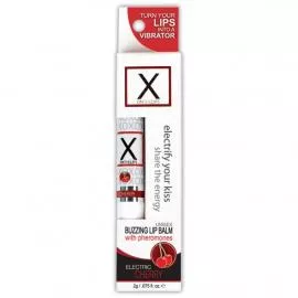 Стимулюючий бальзам для губ унісекс Sensuva - X on the Lips Cherry з феромонами - 2