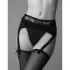 Труси для страпону з підв'язками для панчох Strap-On-Me REBEL HARNESS - L