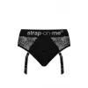 Мереживні труси для страпону з підв'язками для панчох Strap-On-Me DIVA HARNESS - L