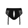 Мереживні труси для страпону з підв'язками для панчох Strap-On-Me DIVA HARNESS - L