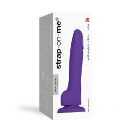 Реалістичний фалоімітатор Strap-On-Me SOFT REALISTIC DILDO Violet - Size S - 2