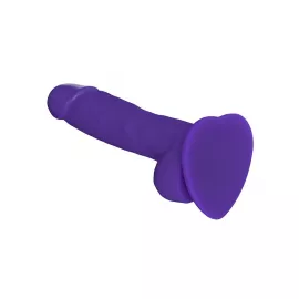 Реалістичний фалоімітатор Strap-On-Me SOFT REALISTIC DILDO Violet - Size S - 3