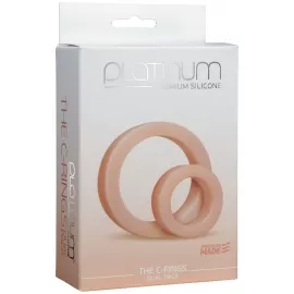 Набор эрекционных колец Doc Johnson Platinum Premium Silicone - The C-Rings - 2