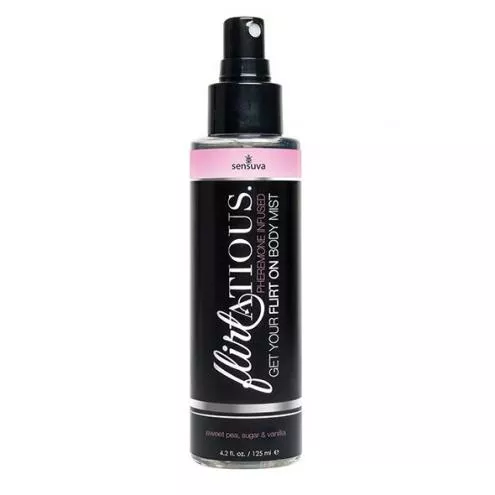 Спрей-міст для тіла з феромонами Sensuva Flirtatious Vanilla, Sugar , Sweet Pea (125 мл)