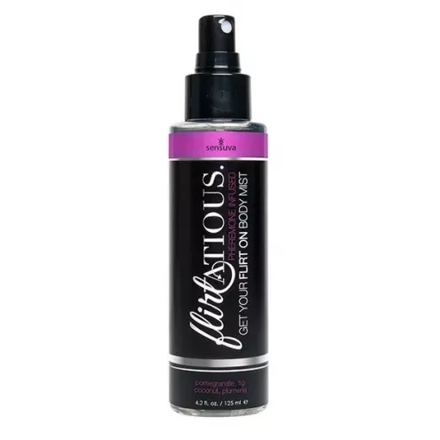 Спрей-міст для тіла з феромонами Sensuva Flirtatious Pomegranate, Fig, Coconut ,Plumeria (125 мл)