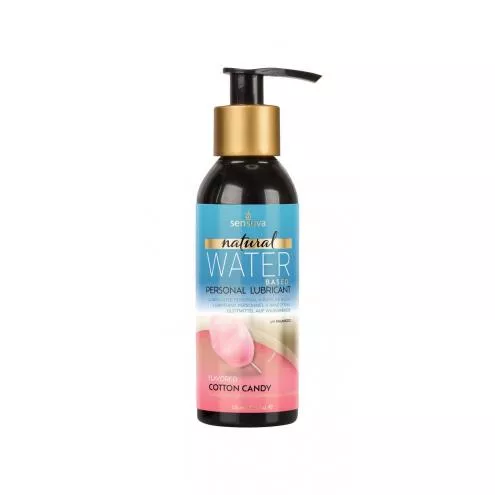 Смазка на водной основе Sensuva Natural Water-Based Cotton Candy (125 мл)