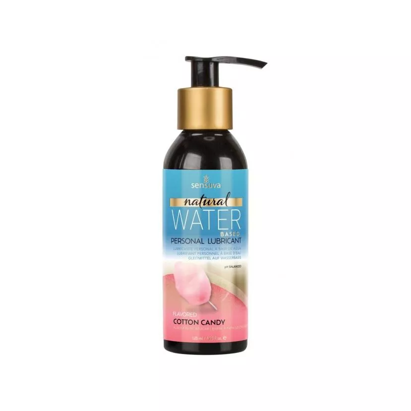 Смазка на водной основе Sensuva Natural Water-Based Cotton Candy (125 мл)