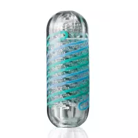 Мастурбатор Tenga Spinner 04 Pixel Cool Edition с упругой стимулирующей спиралью внутри