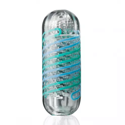 Мастурбатор Tenga Spinner 04 Pixel Cool Edition с упругой стимулирующей спиралью внутри