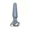 Анальна смарт-вібропробка Satisfyer Plug-ilicious 2 Ice Blue