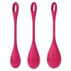 Набор йони бусин Satisfyer Yoni Power 1 Red, диаметр 2-2,5-3см