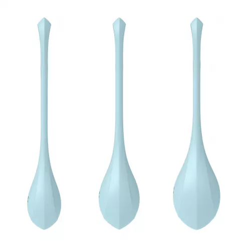 Набір йоні намистин Satisfyer Yoni Power 2 Light Blue, діаметр 2-2,5-3см