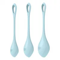 Набір йоні намистин Satisfyer Yoni Power 2 Light Blue, діаметр 2-2,5-3см