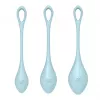 Набір йоні намистин Satisfyer Yoni Power 2 Light Blue, діаметр 2-2,5-3см