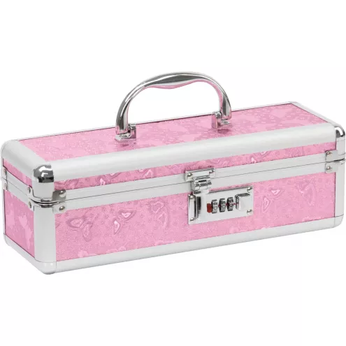 Кейс для хранения секс-игрушек BMS Factory - The Toy Chest Lokable Vibrator Case Pink с кодовым замком