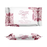 Жіночі серветки для тіла і обличчя, що очищають Desire by Swiss Navy Feminine Wipes 25 шт