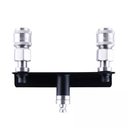Подвійний конектор для секс-машин Hismith Quick Connector Adapter with Double Head, система KlicLok