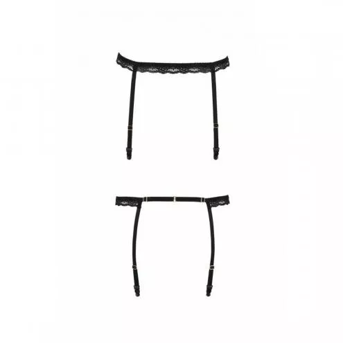 Пояс-стрепи для панчох Passion Exclusive SHELLY GARTER BELT XXL/XXXL, black