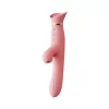 Вібратор з підігрівом та вакуумною стимуляцією клітора Zalo - ROSE Vibrator Strawberry Pink