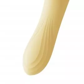 Вібратор з підігрівом та вакуумною стимуляцією клітора Zalo - ROSE Vibrator Lemon Yellow - 7
