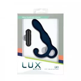 Масажер простати Lux Active LX1 Anal Trainer 5.75, Dark Blue, віброкуля в комплекті - 4