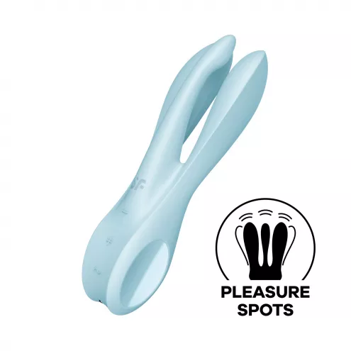 Кліторальний вібратор Satisfyer Threesome 1 Light Blue