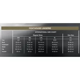 Сукня з люрексовою ниткою і стрінгами Penthouse - Love on Fire Black L/XL - 2