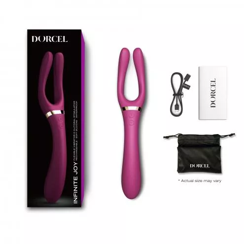 Вібратор-стимулятор Dorcel INFINITE JOY PLUM