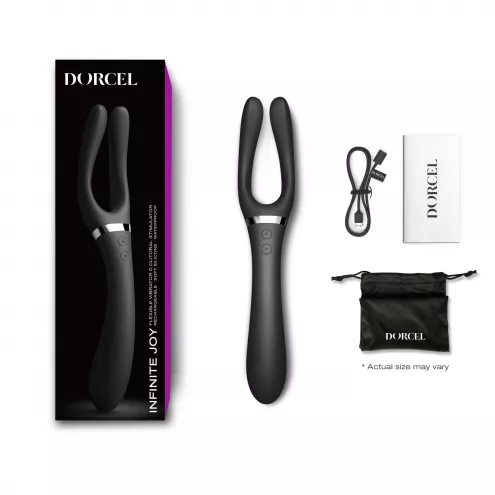 Вібратор-стимулятор Dorcel INFINITE JOY BLACK