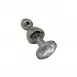 Анальна пробка Wooomy Lollypop Double Ball Metal Plug S