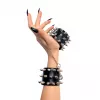 Наручники із шипами Art of Sex - Rose Spiked Leather Handcuffs, натуральна шкіра
