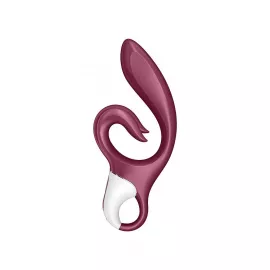 Вібратор-кролик Satisfyer Love Me Red, гнучкий, відросток з потрійним кінчиком - 2