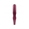 Вібратор-кролик Satisfyer Love Me Red, гнучкий, відросток з потрійним кінчиком