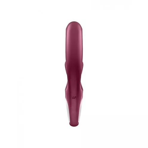 Вібратор-кролик Satisfyer Love Me Red, гнучкий, відросток з потрійним кінчиком