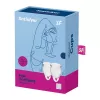 Набор менструальных чаш Satisfyer Feel Confident (Transparent), 15мл и 20мл