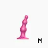 Насадка для страпону Strap-On-Me Dildo Plug Beads Framboise Metallic M
