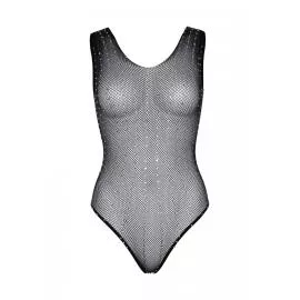 Leg Avenue Rhinestone fishnet bodysuit OS Black - 6