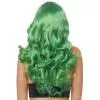 Волнистый парик Leg Avenue Misfit Long Wavy Wig Green, длинный, реалистичный вид, 61 см